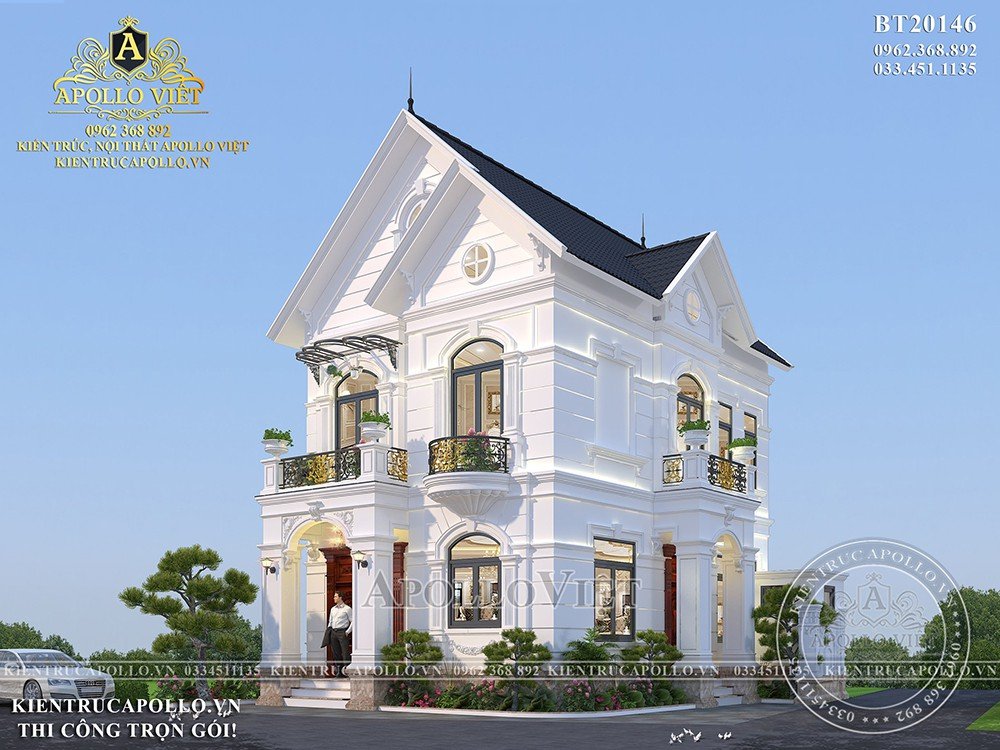 biet-thu-2-tang-mai-thai-tan-co-dien-mat-tien-7