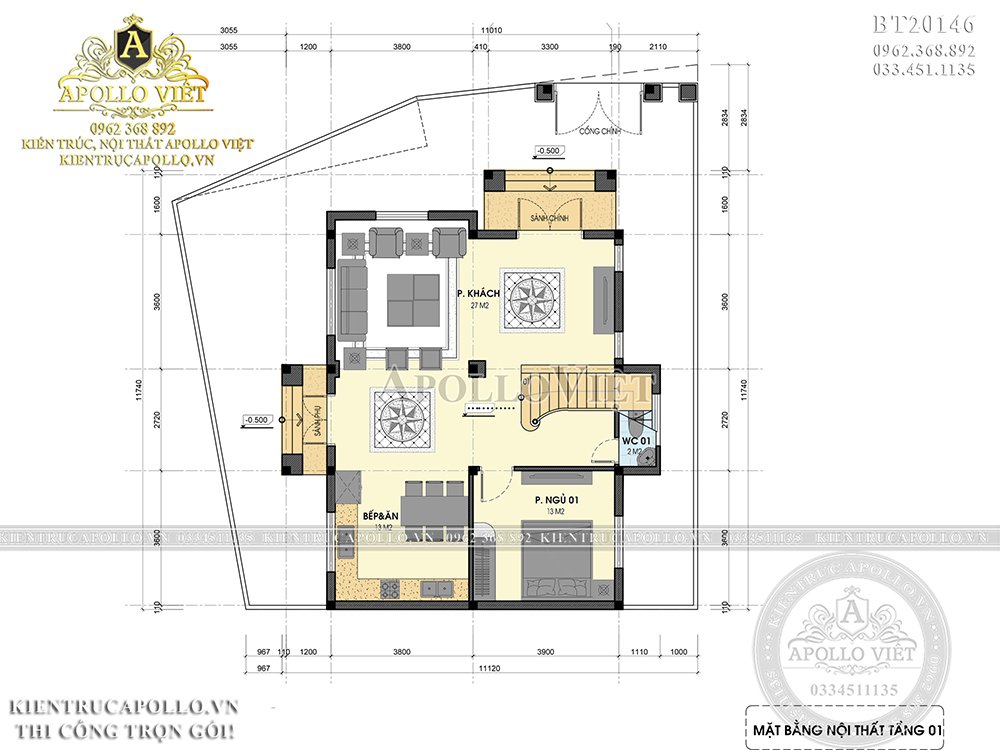 mat-bang-biet-thu-2-tang-mai-thai-tan-co-dien-mat-tien-7-m-6