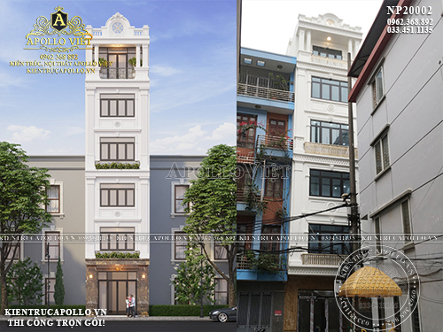 Nhà phố kết hợp kinh doanh mặt tiền 5m sang trọng NP20002