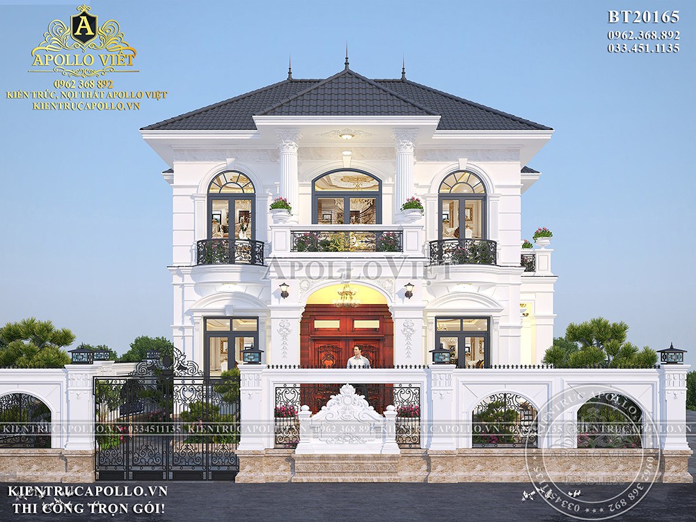 mau-thiet-ke-biet-thu-2-tang-mai-nhat-tan-co-dien-dep-4