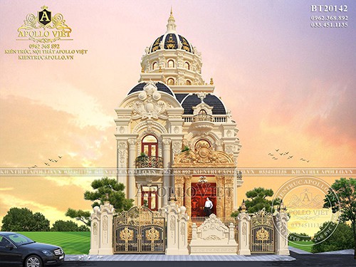 Không gian thiết kế Lâu đài Tân cổ điển nguy nga BT20142