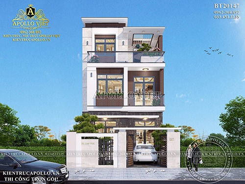Chiêm ngưỡng Biệt thự 3 tầng phong cách hiện đại BT20147