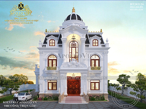 Chiêm ngưỡng mẫu thiết kế biệt thự đẹp 2 tầng đẹp BT202126