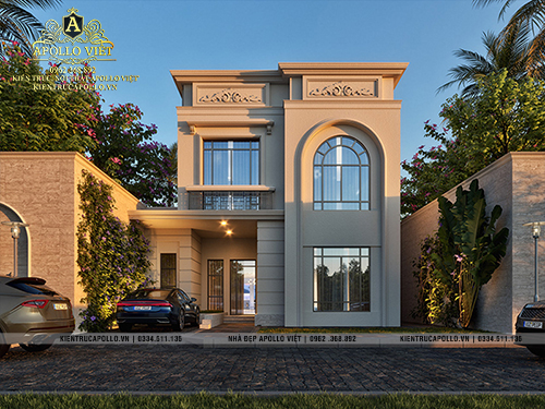 Tham khảo mẫu Biệt thự hiện đại 2 tầng phong cách mới BT21309