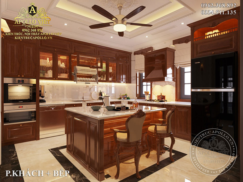 mau-thiet-ke-noi-that-phong-bep-tan-co-dien-dep-5