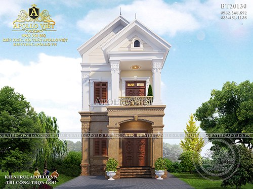 Điêu đứng với vẻ đẹp mẫu nhà 2 tầng mái Thái tại Thanh Hóa BT20130