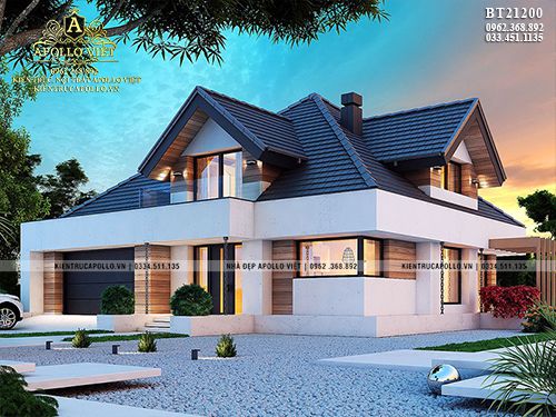 Chiêm ngưỡng mẫu thiết kế biệt thự 1 tầng hiện đại nhất BT21200