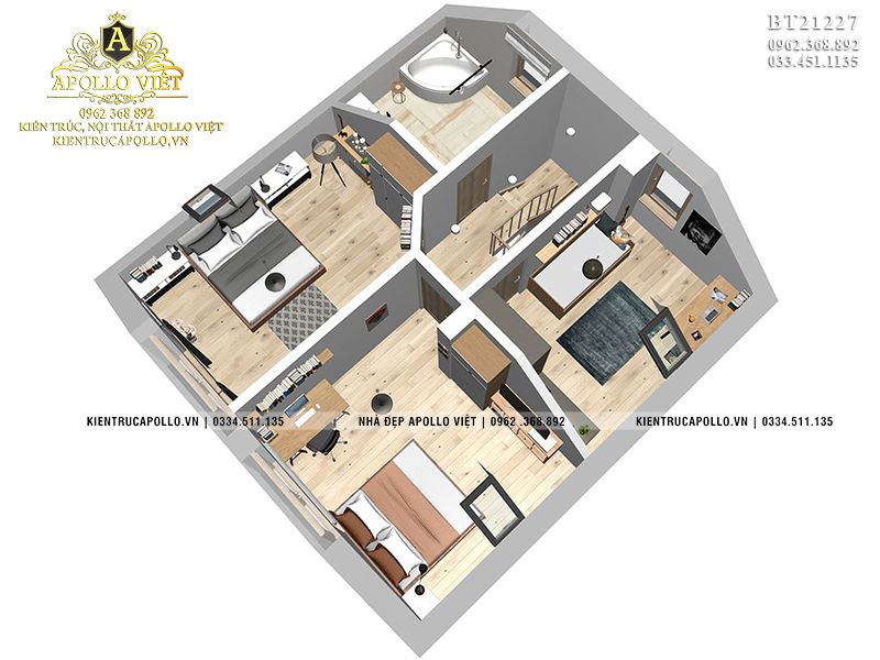 mat-bang-biet-thu-1-tang