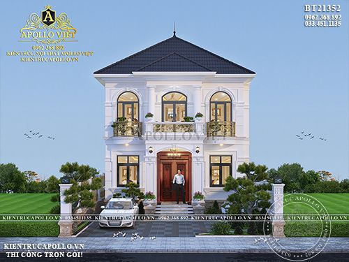Không gian sống tuyệt đẹp với mẫu biệt thự nhà vườn BT21352