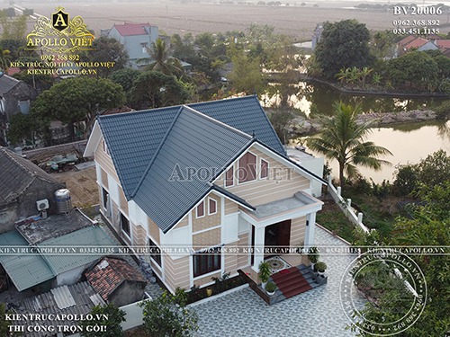 Công trình biệt thự sân vườn đẹp thu hút mọi ánh nhìn BV20006