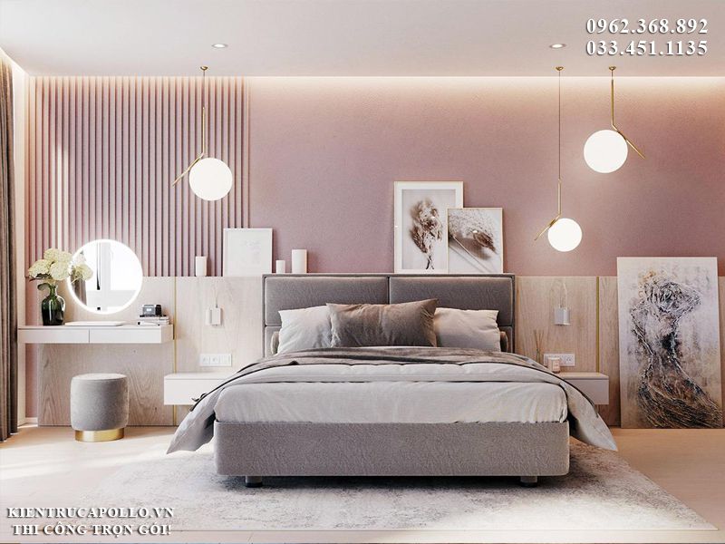 Thiết kế nội thất phòng ngủ hình vuông đẹp chỉ với 6 bước