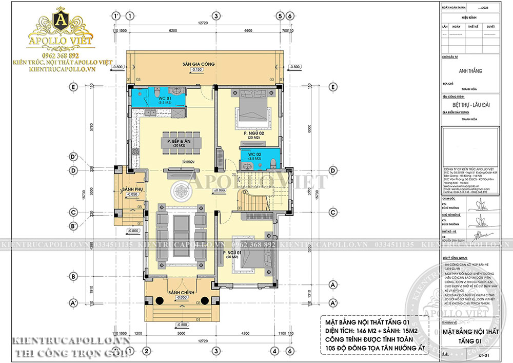 Mẫu biệt thự vườn 2 tầng mái Nhật hiện đại, xu hướng thiết kế 2026
