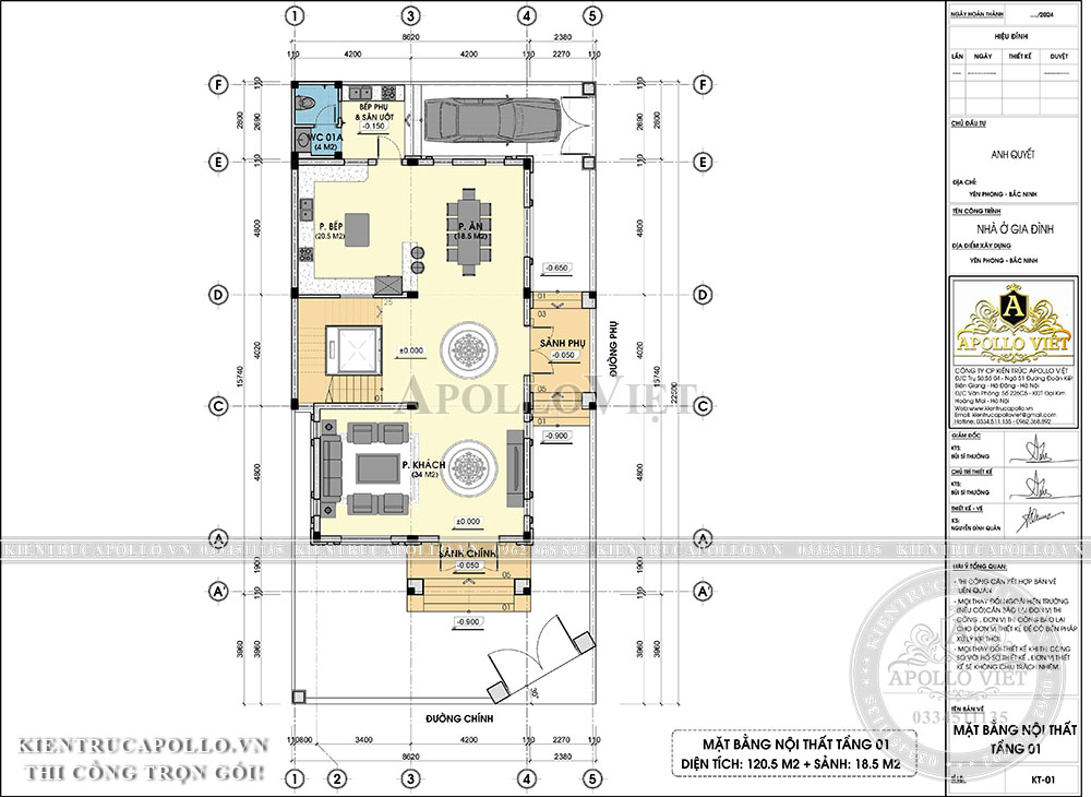 SIÊU HOT| Biệt thự Tân cổ điển 3 tầng kiểu Pháp kiều diễm BT24118