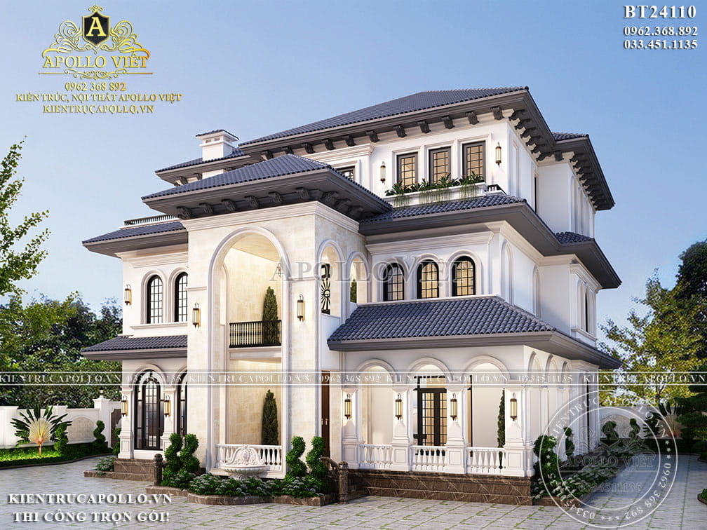 Top Mẫu Biệt Thự Địa Trung Hải Đẹp Nhất - Xu hướng 2026