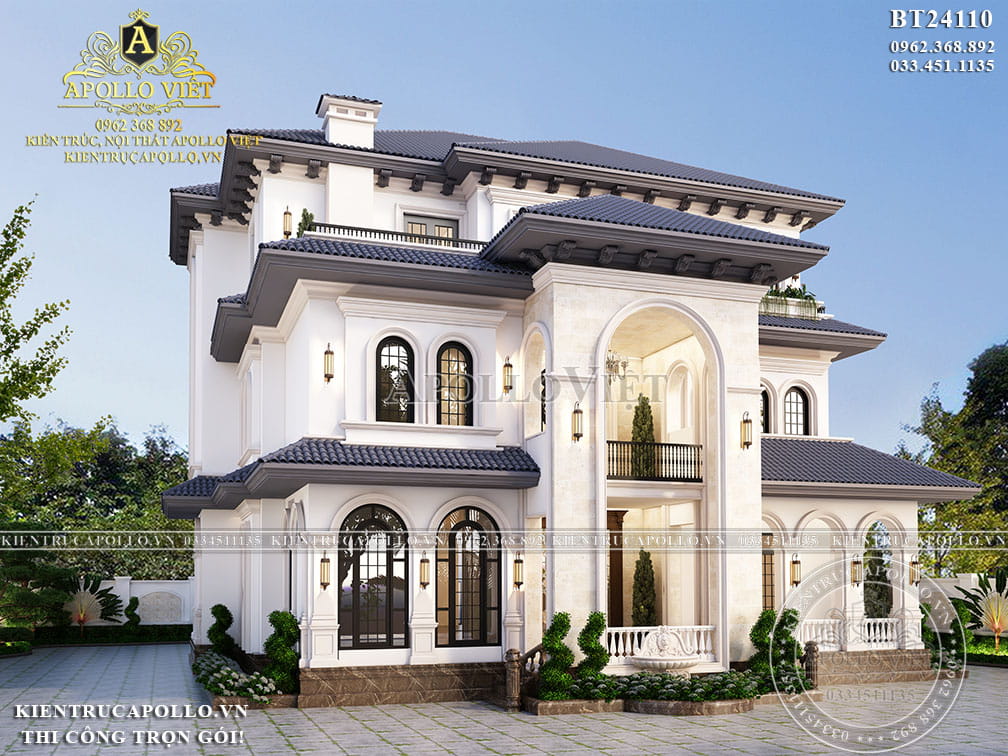 Top Mẫu Biệt Thự Địa Trung Hải Đẹp Nhất - Xu hướng 2026