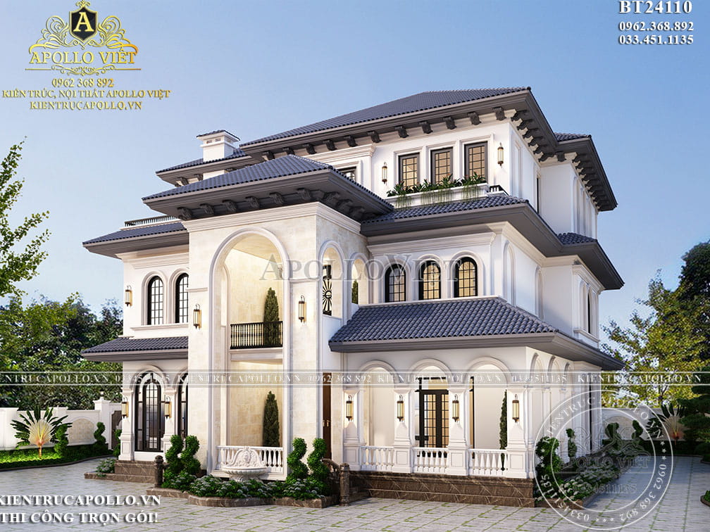 Top Mẫu Biệt Thự Địa Trung Hải Đẹp Nhất - Xu hướng 2026