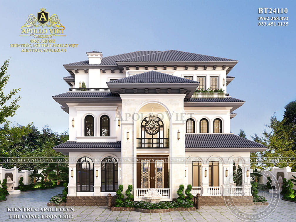 Top Mẫu Biệt Thự Địa Trung Hải Đẹp Nhất - Xu hướng 2026