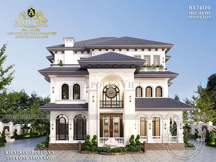 Top Mẫu Biệt Thự Địa Trung Hải Đẹp Nhất - Xu hướng 2026