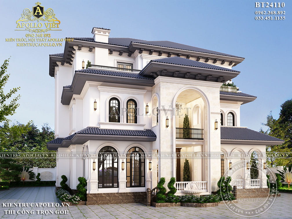 Top Mẫu Biệt Thự Địa Trung Hải Đẹp Nhất - Xu hướng 2026