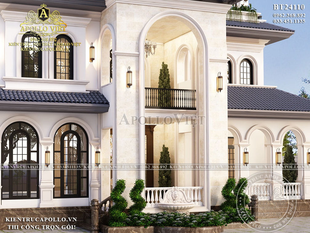 Top Mẫu Biệt Thự Địa Trung Hải Đẹp Nhất - Xu hướng 2026