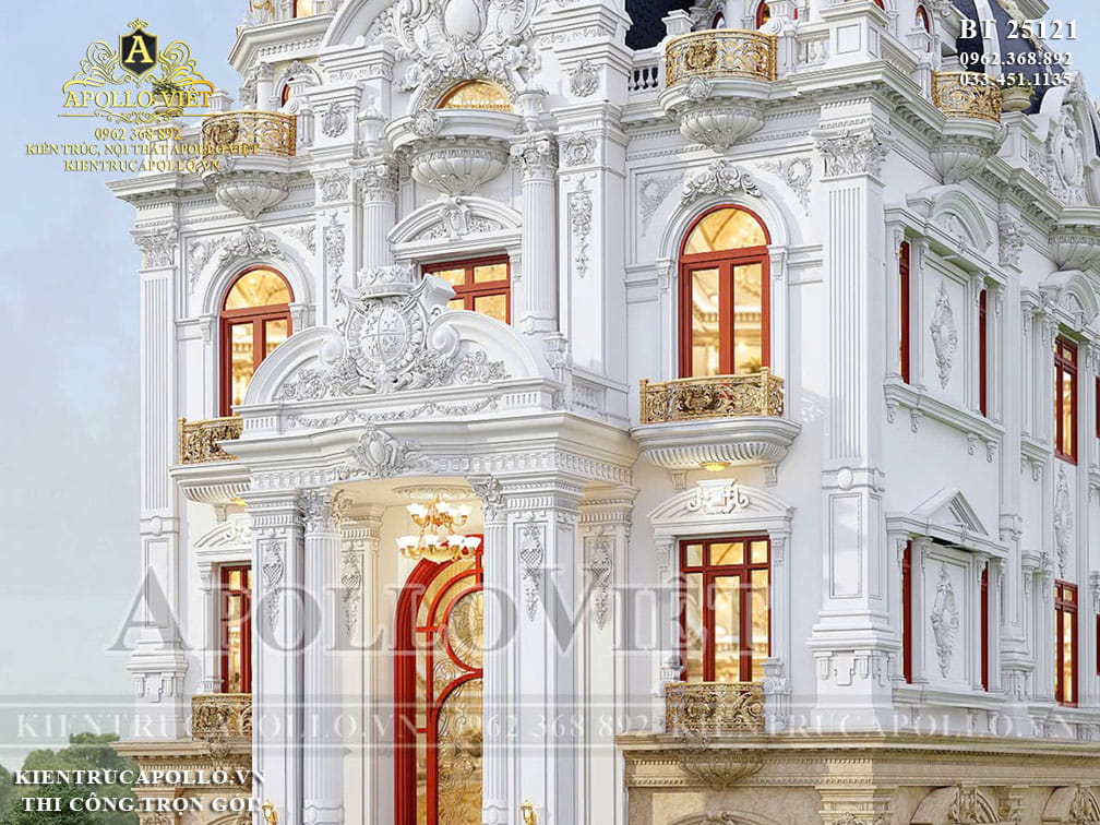 Mẫu Lâu Đài Tân Cổ Điển Sang Trọng Tại Cần Thơ – Kiệt Tác Kiến Trúc Đẳng Cấp BT25121