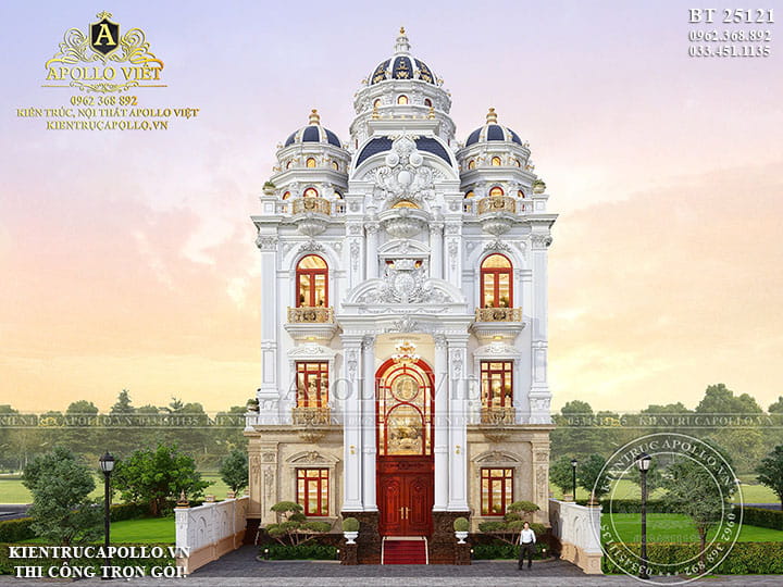 Mẫu Lâu Đài Tân Cổ Điển Sang Trọng Tại Cần Thơ – Kiệt Tác Kiến Trúc Đẳng Cấp BT25121