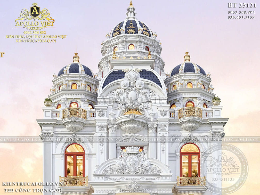 Mẫu Lâu Đài Tân Cổ Điển Sang Trọng Tại Cần Thơ – Kiệt Tác Kiến Trúc Đẳng Cấp BT25121