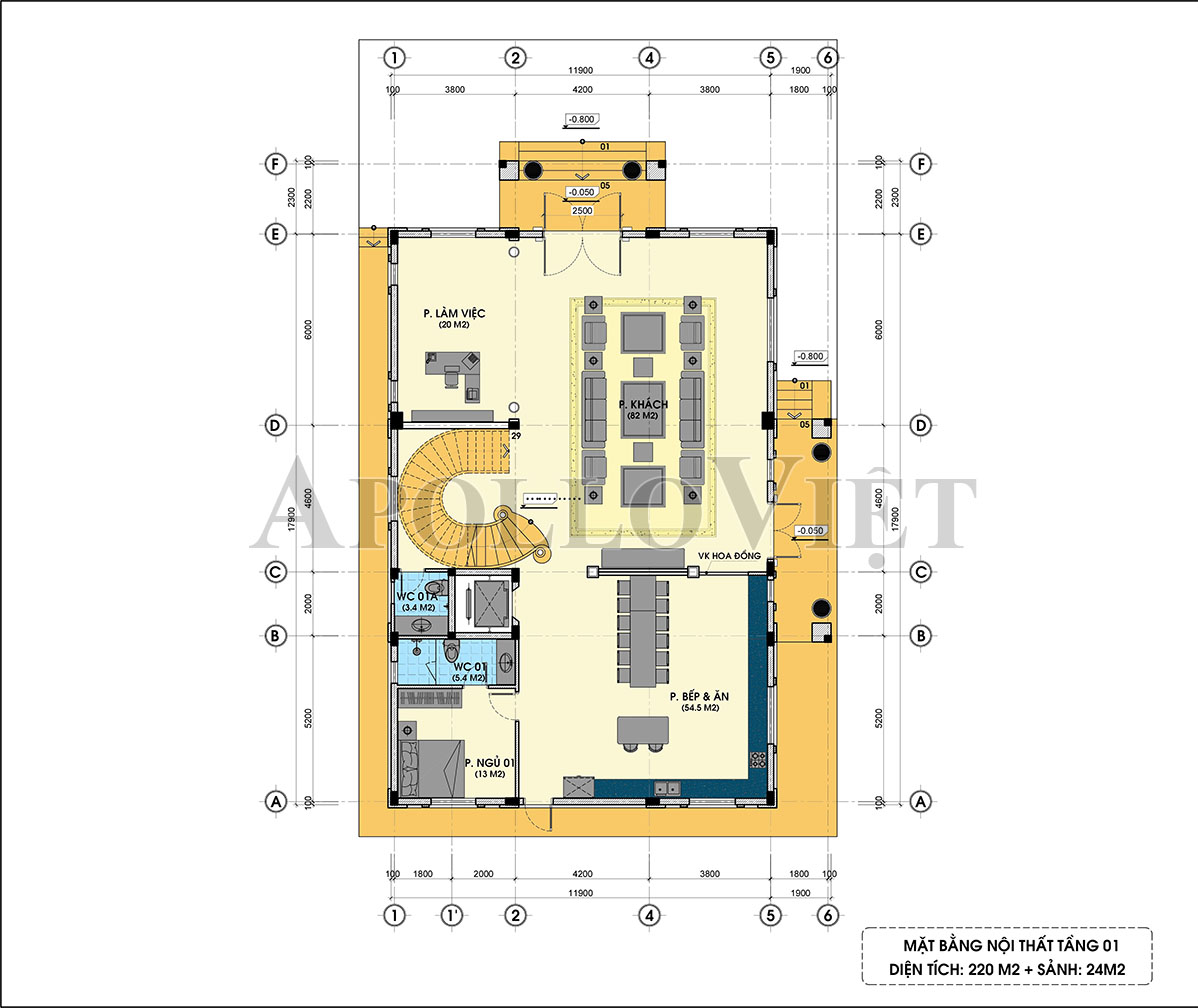 Mẫu Lâu Đài Tân Cổ Điển Sang Trọng Tại Cần Thơ – Kiệt Tác Kiến Trúc Đẳng Cấp BT25121