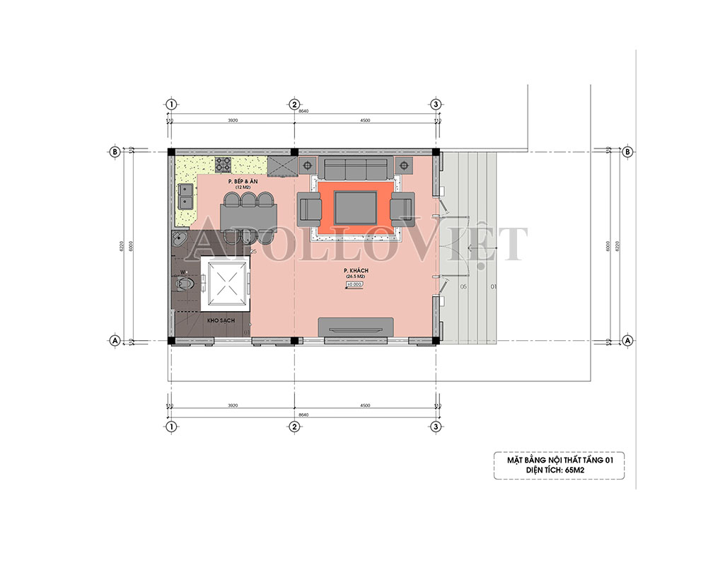 Trọn Bộ Thiết Kế Biệt Thự Phố Tân Cổ Điển 3 Tầng 1 Tum Trắng – Đẹp Như Mơ BT24139