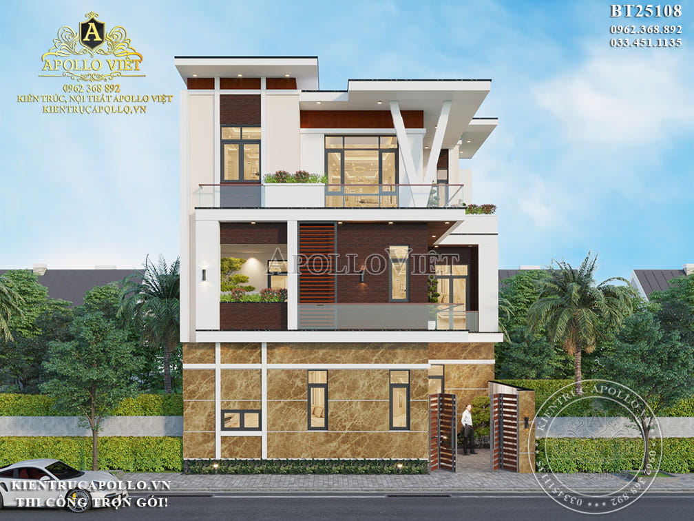 Khám Phá Biệt Thự Hiện Đại 3 Tầng Tại Bắc Ninh BT25108