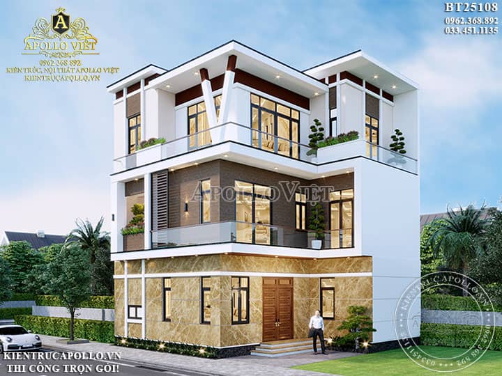 Khám Phá Biệt Thự Hiện Đại 3 Tầng Tại Bắc Ninh BT25108