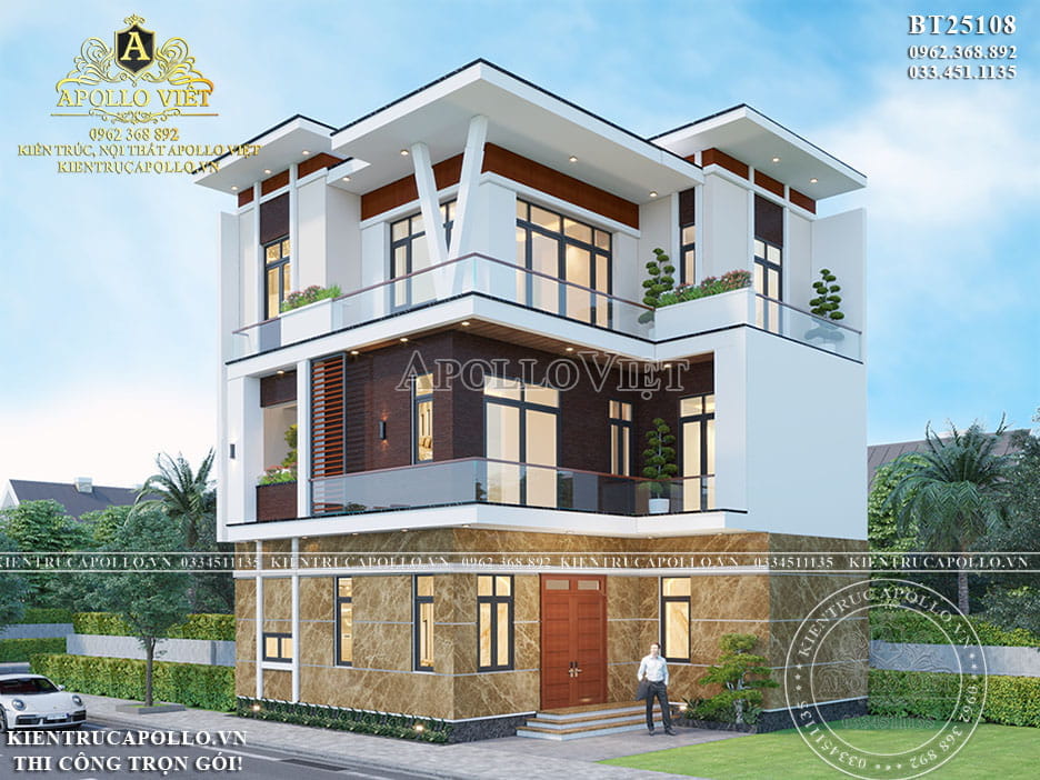 Khám Phá Biệt Thự Hiện Đại 3 Tầng Tại Bắc Ninh BT25108