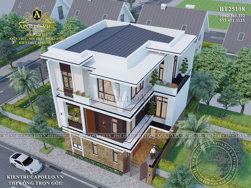 Khám Phá Biệt Thự Hiện Đại 3 Tầng Tại Bắc Ninh BT25108