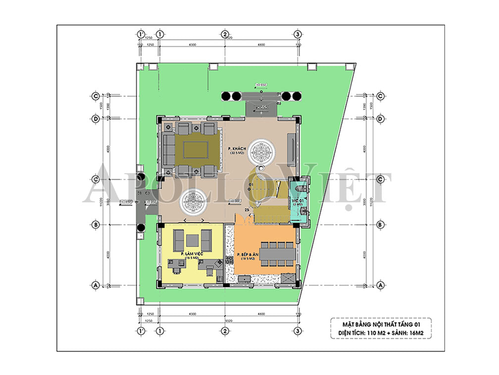 Biệt thự hiện đại tại Thái Bình – Vẻ đẹp phóng khoáng trong không gian sống đẳng cấp BT25112