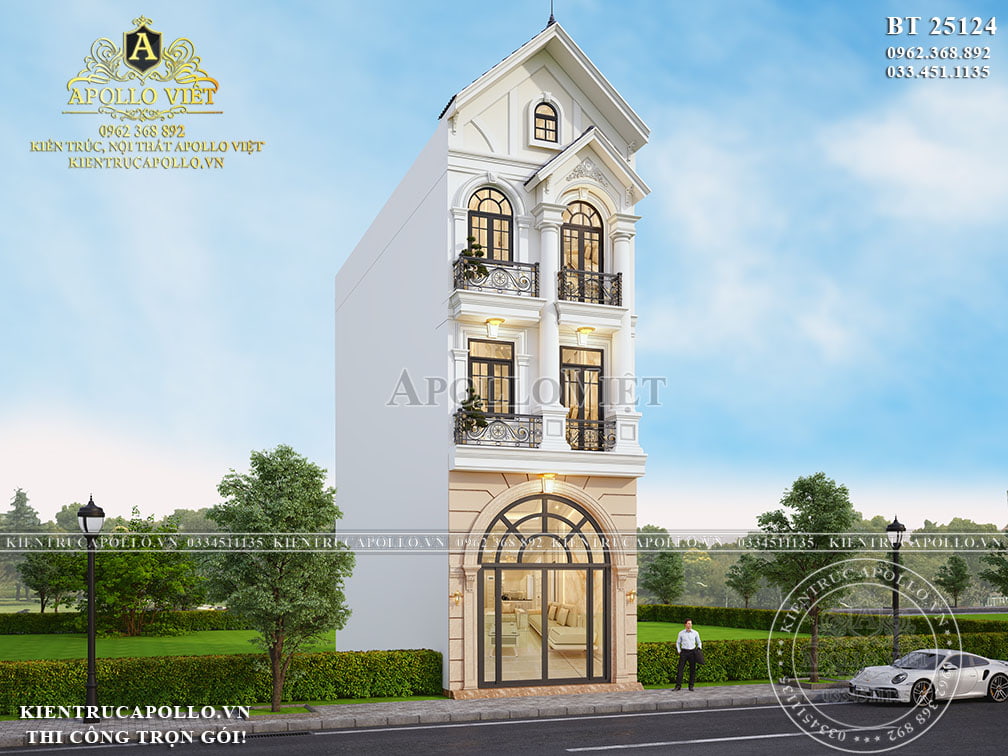 Khám Phá Biệt Thự Tân Cổ Điển Mái Thái – Mẫu Nhà Đẹp Tại Hưng Yên BT25124