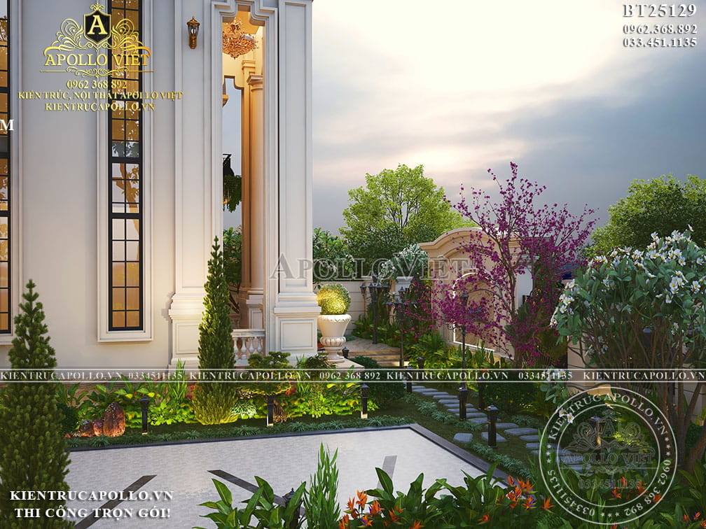 Chiêm ngưỡng biệt thự Tân Cổ Điển 3 tầng Sang trọng BT25129