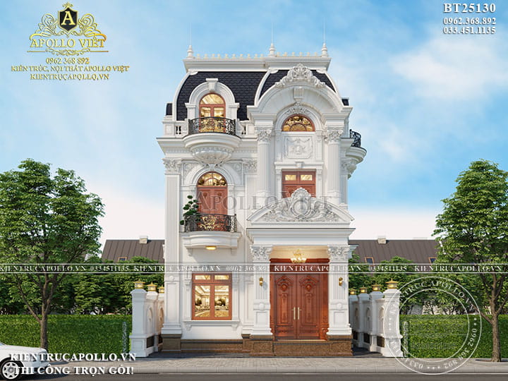 Biệt thự tân cổ điển tại Quảng Ninh – Dấu ấn sang trọng và đẳng cấp BT25130