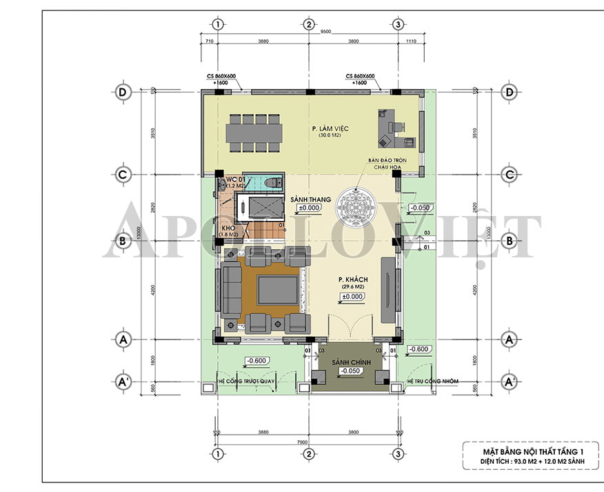 Biệt thự tân cổ điển tại Quảng Ninh – Dấu ấn sang trọng và đẳng cấp BT25130