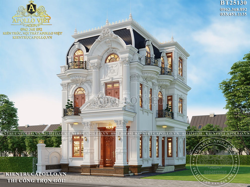 Biệt thự tân cổ điển tại Quảng Ninh – Dấu ấn sang trọng và đẳng cấp BT25130