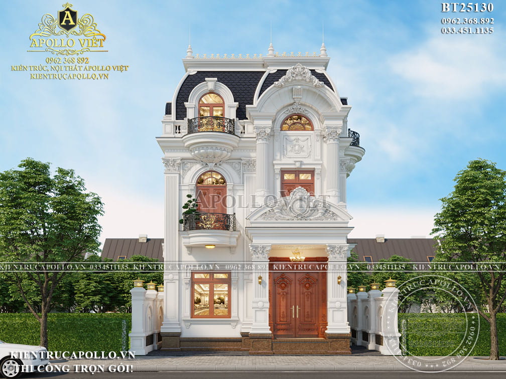 Biệt thự tân cổ điển tại Quảng Ninh – Dấu ấn sang trọng và đẳng cấp BT25130